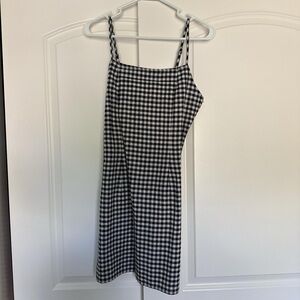 Black and White Checkered Dress